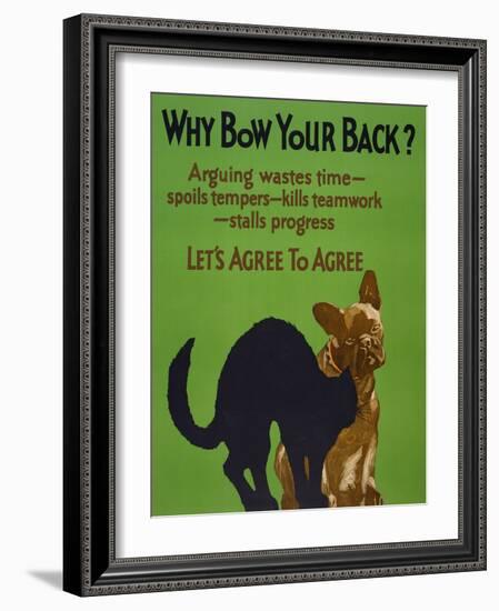 Why Bow Your Back?-null-Framed Giclee Print