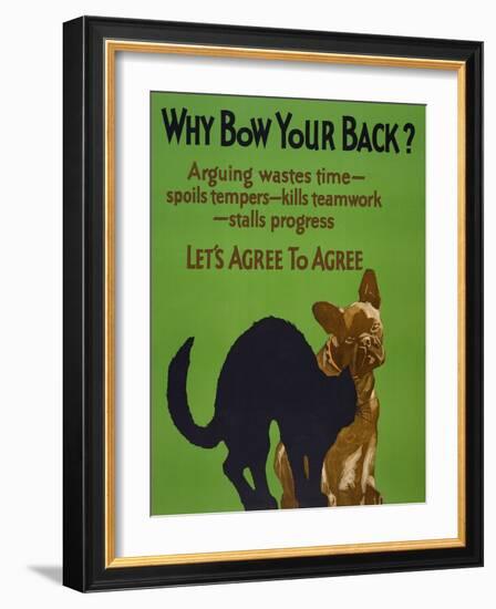 Why Bow Your Back?-null-Framed Giclee Print