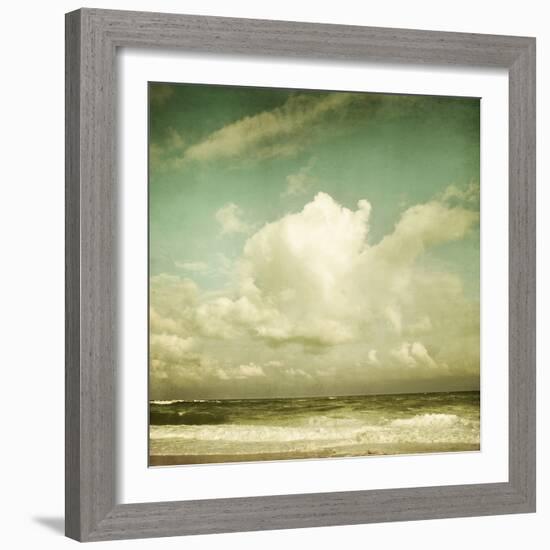 Why Don’t Clouds Fall from the Sky?-Irene Suchocki-Framed Art Print