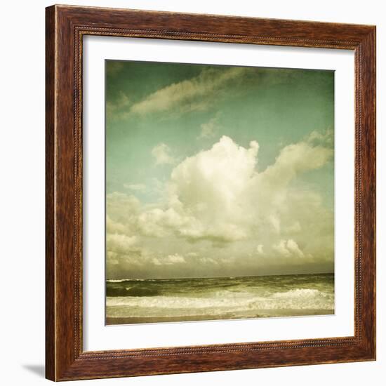 Why Don’t Clouds Fall from the Sky?-Irene Suchocki-Framed Art Print