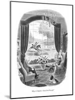 "Why, it's Daphne?home from Foxcroft." - New Yorker Cartoon-Richard Taylor-Mounted Premium Giclee Print