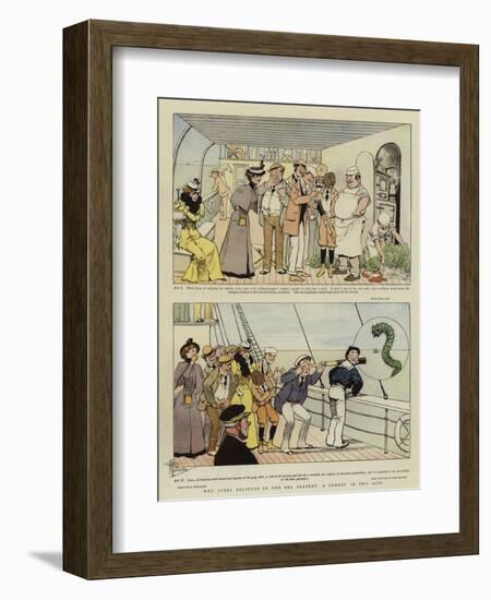 Why Jones Believes in the Sea Serpent, a Comedy in Two Acts-Albert Guillaume-Framed Giclee Print