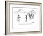 "Why on earth would you spring for color film?" - New Yorker Cartoon-Robert Leighton-Framed Premium Giclee Print