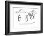 "Why on earth would you spring for color film?" - New Yorker Cartoon-Robert Leighton-Framed Premium Giclee Print