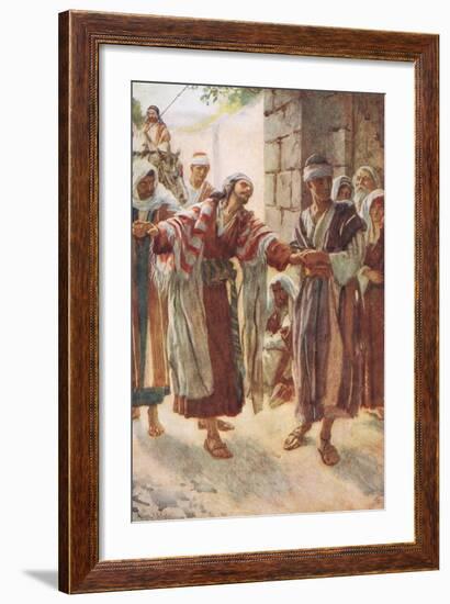 Why Persecutest Me-Harold Copping-Framed Giclee Print