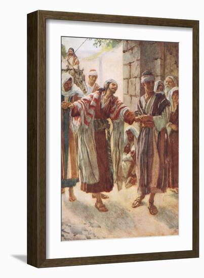 Why Persecutest Me-Harold Copping-Framed Giclee Print