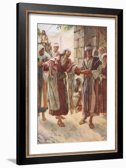 Why Persecutest Me-Harold Copping-Framed Giclee Print