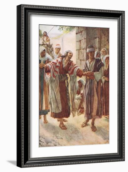 Why Persecutest Me-Harold Copping-Framed Giclee Print