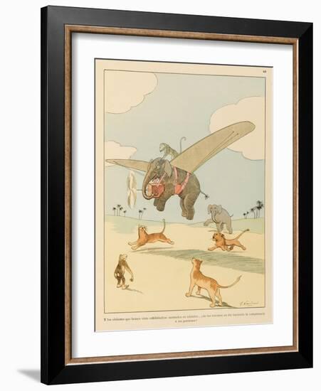Why Should Mankind Hog the Blessings of Aviation?-Joaquin Xaudaro-Framed Art Print