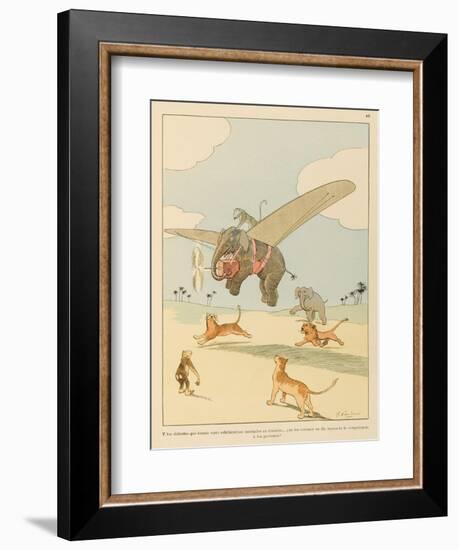 Why Should Mankind Hog the Blessings of Aviation?-Joaquin Xaudaro-Framed Art Print