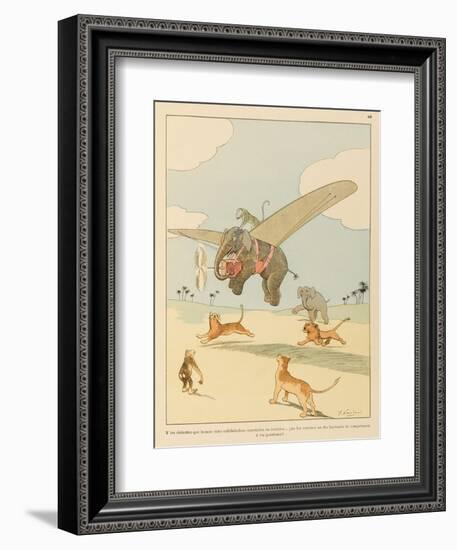 Why Should Mankind Hog the Blessings of Aviation?-Joaquin Xaudaro-Framed Art Print