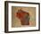 WI Colorful Counties-Red Atlas Designs-Framed Giclee Print