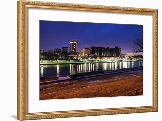 Wichita, Kansas - Downtown-benkrut-Framed Photographic Print