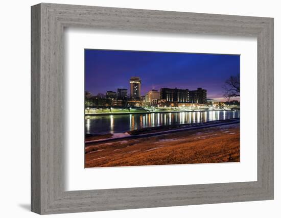 Wichita, Kansas - Downtown-benkrut-Framed Photographic Print