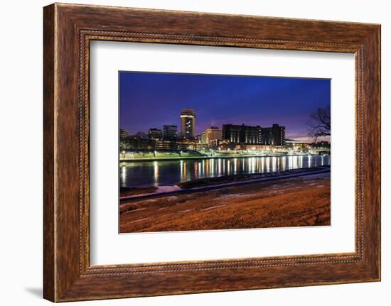 Wichita, Kansas - Downtown-benkrut-Framed Photographic Print