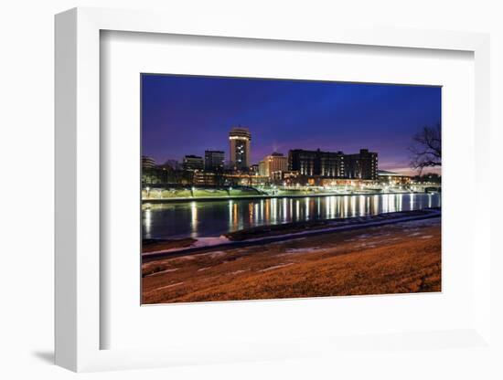 Wichita, Kansas - Downtown-benkrut-Framed Photographic Print