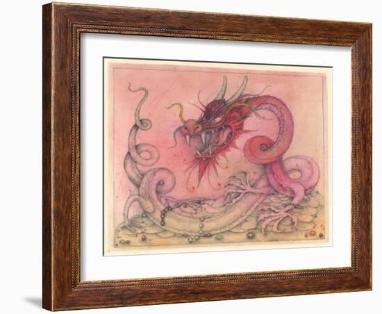 Wicked Dragon-Wayne Anderson-Framed Giclee Print