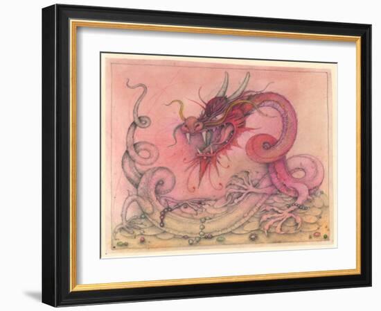 Wicked Dragon-Wayne Anderson-Framed Giclee Print