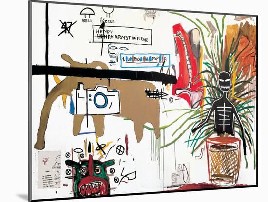 Wicker, 1984-Jean-Michel Basquiat-Mounted Giclee Print