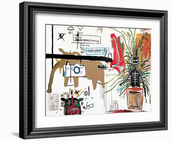 Wicker, 1984-Jean-Michel Basquiat-Framed Giclee Print