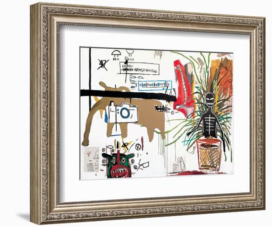 Wicker, 1984-Jean-Michel Basquiat-Framed Giclee Print