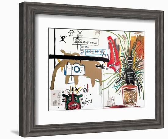 Wicker, 1984-Jean-Michel Basquiat-Framed Giclee Print