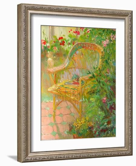 Wicker Chair, 2000-William Ireland-Framed Giclee Print