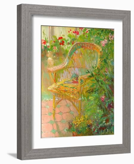 Wicker Chair, 2000-William Ireland-Framed Giclee Print