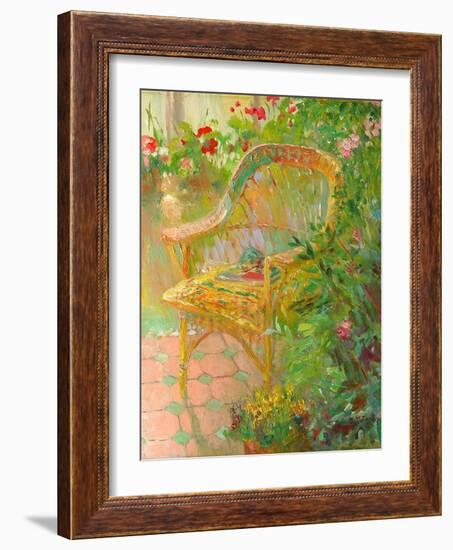 Wicker Chair, 2000-William Ireland-Framed Giclee Print