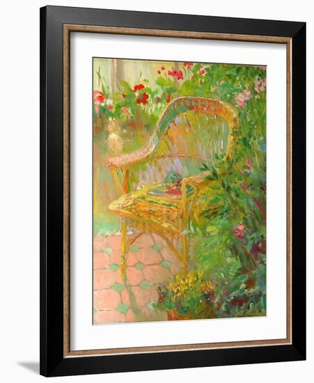 Wicker Chair, 2000-William Ireland-Framed Giclee Print