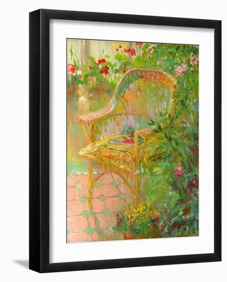 Wicker Chair, 2000-William Ireland-Framed Giclee Print