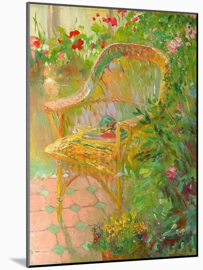 Wicker Chair, 2000-William Ireland-Mounted Giclee Print