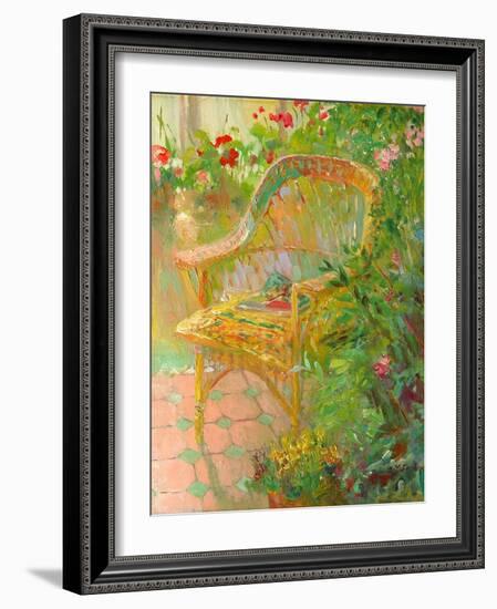 Wicker Chair, 2000-William Ireland-Framed Giclee Print