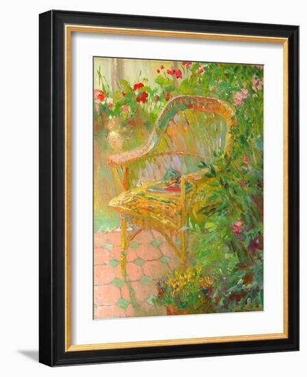 Wicker Chair, 2000-William Ireland-Framed Giclee Print