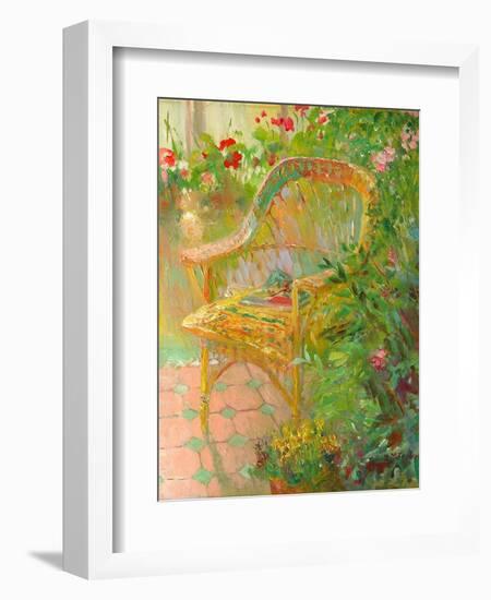 Wicker Chair, 2000-William Ireland-Framed Giclee Print