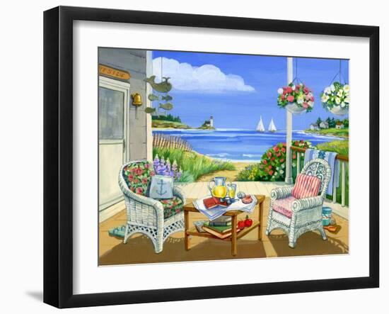 Wicker Porch-Geraldine Aikman-Framed Giclee Print