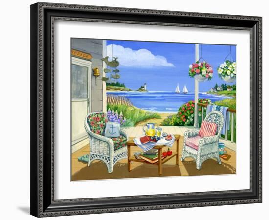 Wicker Porch-Geraldine Aikman-Framed Giclee Print