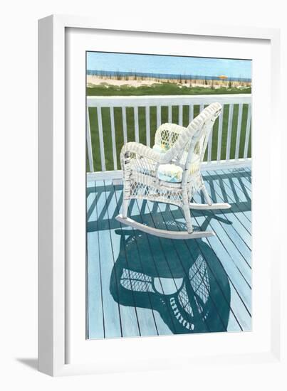 Wicker Shadows-Linda Roberts-Framed Art Print