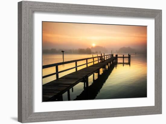 Wicomico River Sunrise I-Alan Hausenflock-Framed Photo