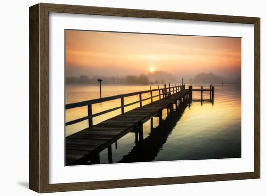 Wicomico River Sunrise I-Alan Hausenflock-Framed Photo