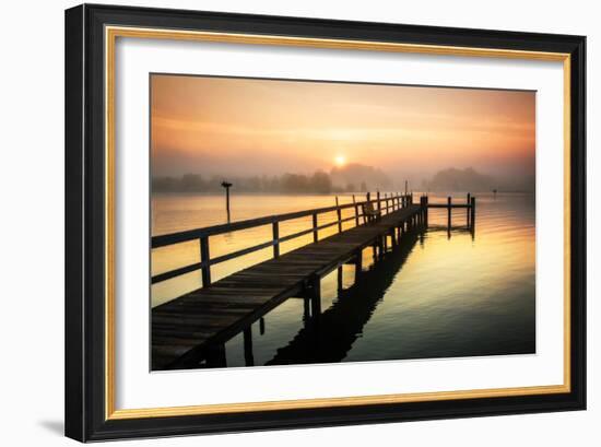 Wicomico River Sunrise I-Alan Hausenflock-Framed Photo