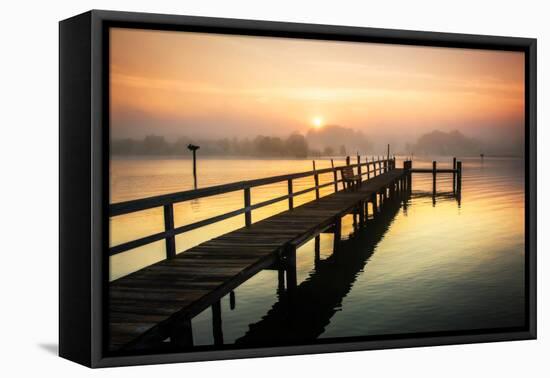 Wicomico River Sunrise I-Alan Hausenflock-Framed Stretched Canvas