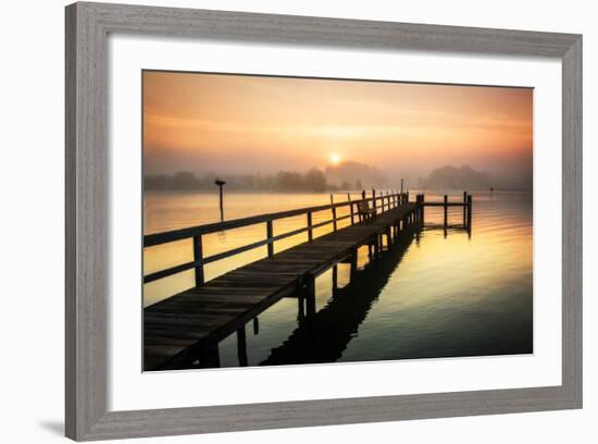 Wicomico River Sunrise I-Alan Hausenflock-Framed Photo