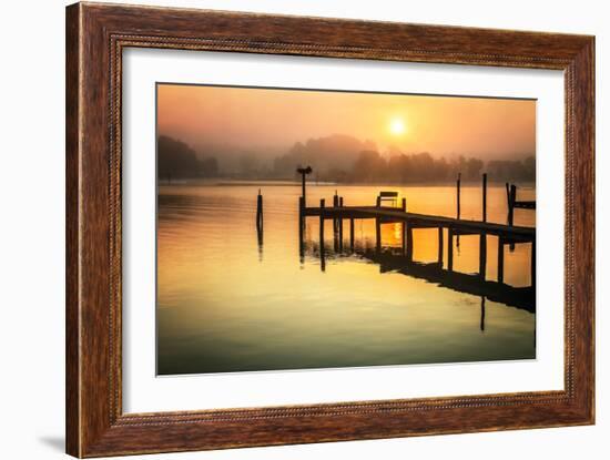 Wicomico River Sunrise II-Alan Hausenflock-Framed Photo