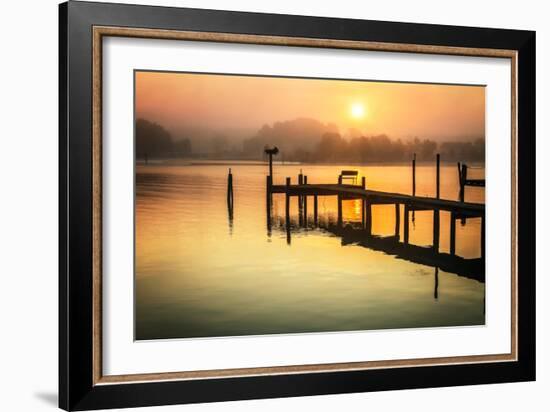 Wicomico River Sunrise II-Alan Hausenflock-Framed Photo