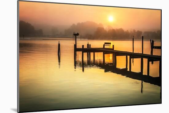 Wicomico River Sunrise II-Alan Hausenflock-Mounted Photo