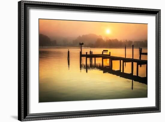 Wicomico River Sunrise II-Alan Hausenflock-Framed Photo