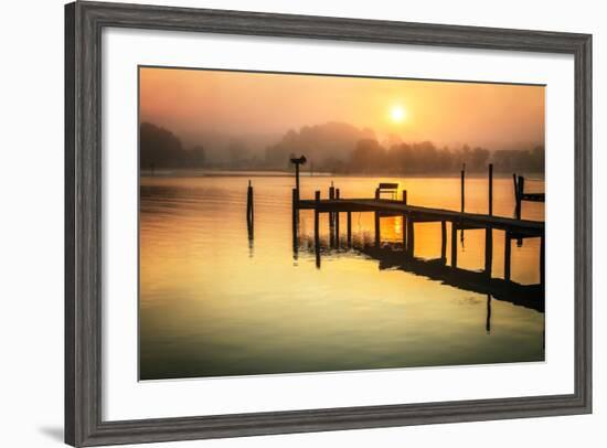 Wicomico River Sunrise II-Alan Hausenflock-Framed Photo