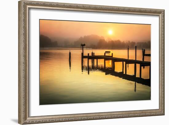 Wicomico River Sunrise II-Alan Hausenflock-Framed Photo