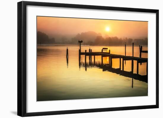 Wicomico River Sunrise II-Alan Hausenflock-Framed Photo